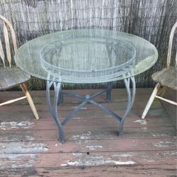 Backyard/Patio Glass Table