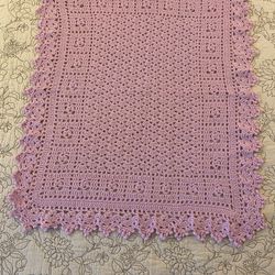 Newly Hand-Crocheted Baby Afghan
