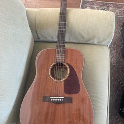 Fender CD-60 With Fender Hard Case All Mahogany
