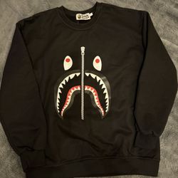 Bathing Ape Shark Crewneck Sweatshirt NEW