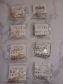 Gold And Silver Earring Set $5 Each