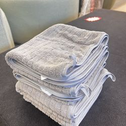 Washcloth Set for Bathroom - Quick Drying - Ultra Soft Microfiber Absorbent Towel for Bath Fitness, Gym, Shower, Hotel, and Spa - 13x30 Inch | Set of 