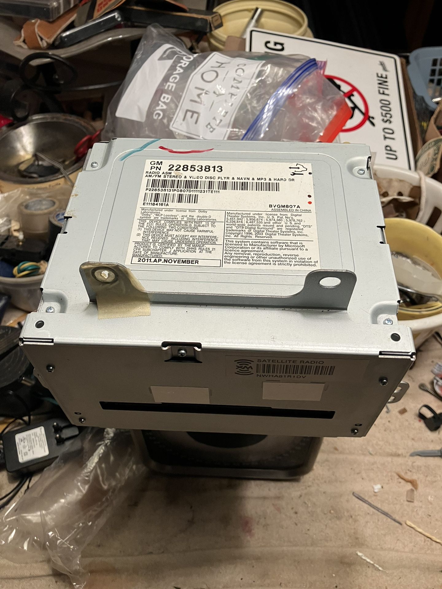 OEM Radio For Cts AM-FM-CD (contact info removed)3