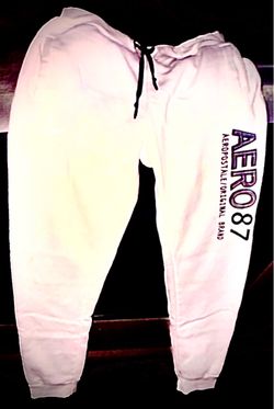 Aeropostale Jogger Sweatpants White
