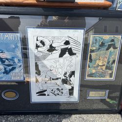 Batman Gotham Adventures Framed Art Original Autographed