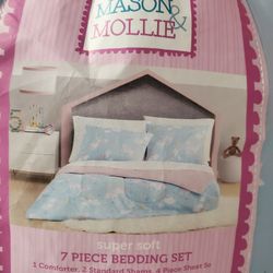 Mason & Mollie Unicorn Full Bedsheets 