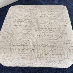 Upholstered Large Ottoman