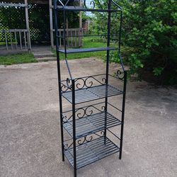 Large Wrought Iron Plant Stand