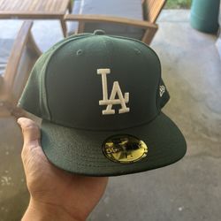 Los Angeles Dodgers Forest Green SIZE 7 3/4