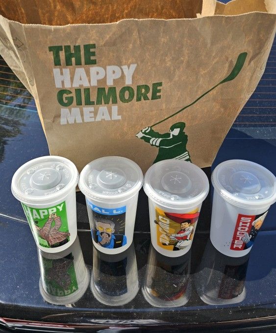 Happy Gilmore Set Of Cups