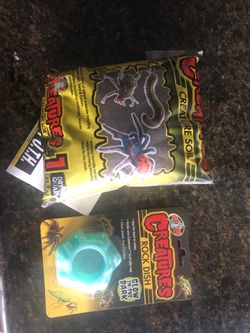 Zoo med creature soil and rock dish