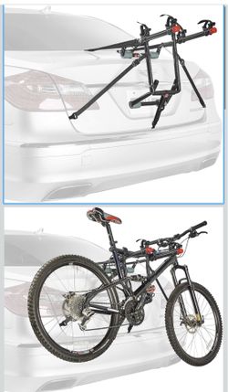 Allen Sports Deluxe 2-Bike Trunk Mount Rack, Model 102DN-R, Black