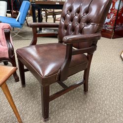 Classic Chesterfield Style Leather Chair