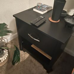 Black Nightstand 