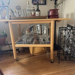 Bar cart & Wine Rack