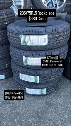 235/75R15 Rockblade ( 4 NEW TIRES )