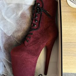 Size 7 pleaser Boots Flamingo 1020