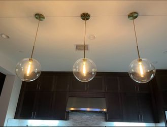 Beautiful glass Globes 14 Inch For Pendant Lights