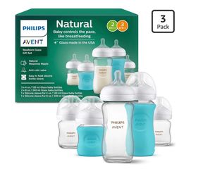 Philips Avent Glass Natural Bottle with Natural Response