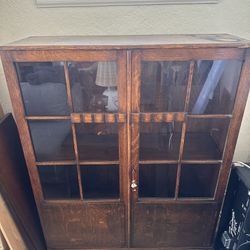 Mid Century Wood Cabinet