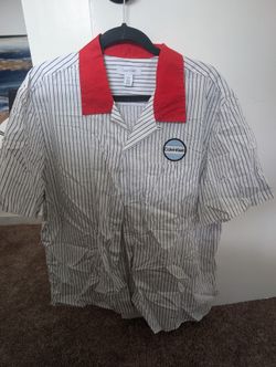 Calvin Klein Bowling Shirt LARGE