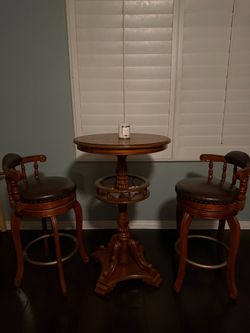 Bar Height Table and Chairs