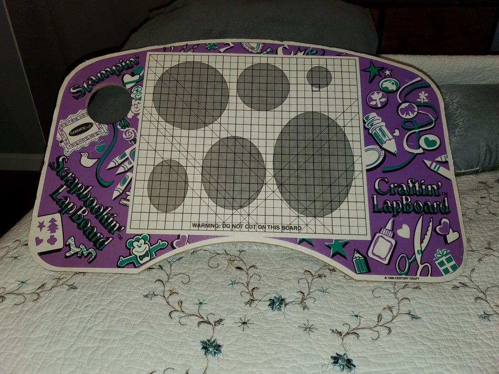 Vintage Crafting Lap Desk / Lapboard From 1998