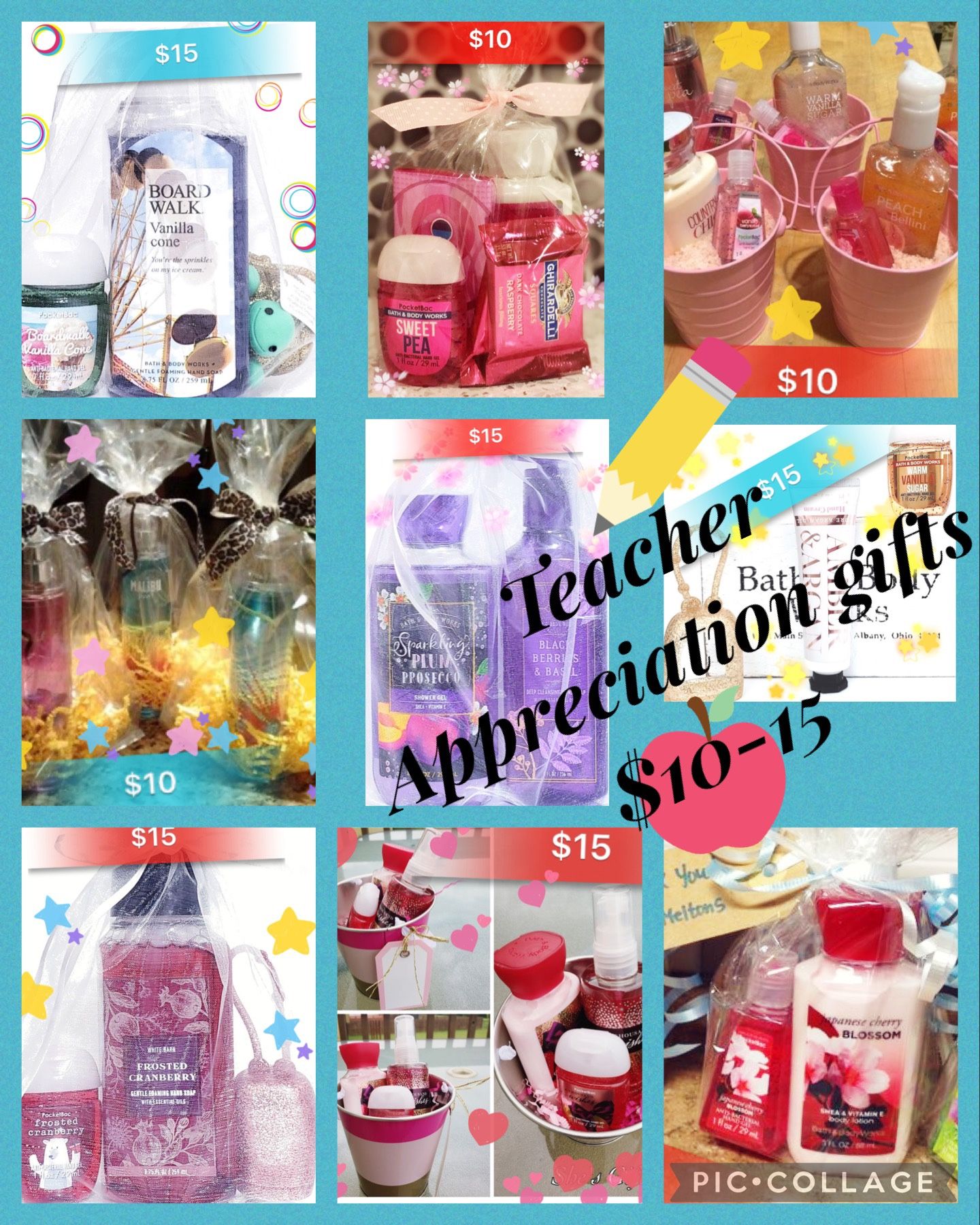Bath And Body Works Teacher Appreciation Gifts ✂️✏️