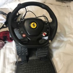 Thrustmaster Ferrari Steering Wheel/Petal PS4 