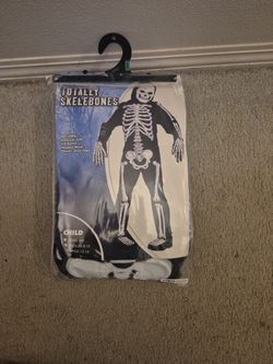 Skelebones Costume Child Large 12-14
