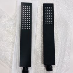 25$ Each Brand NEW - Matte Black Showerhead - Square High Pressure Spray