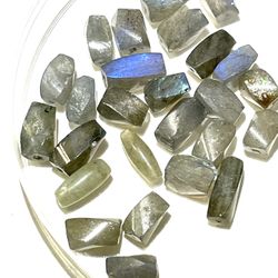 Labradorite 26 Bead Lot 
