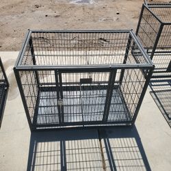 37 Imch Used Dog Kennel With Drop Floor 