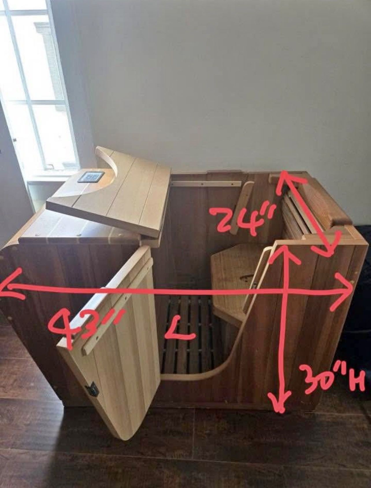 Health mate Essential Lounge Half Sauna