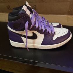 Air Jordan 1 court purple size 8