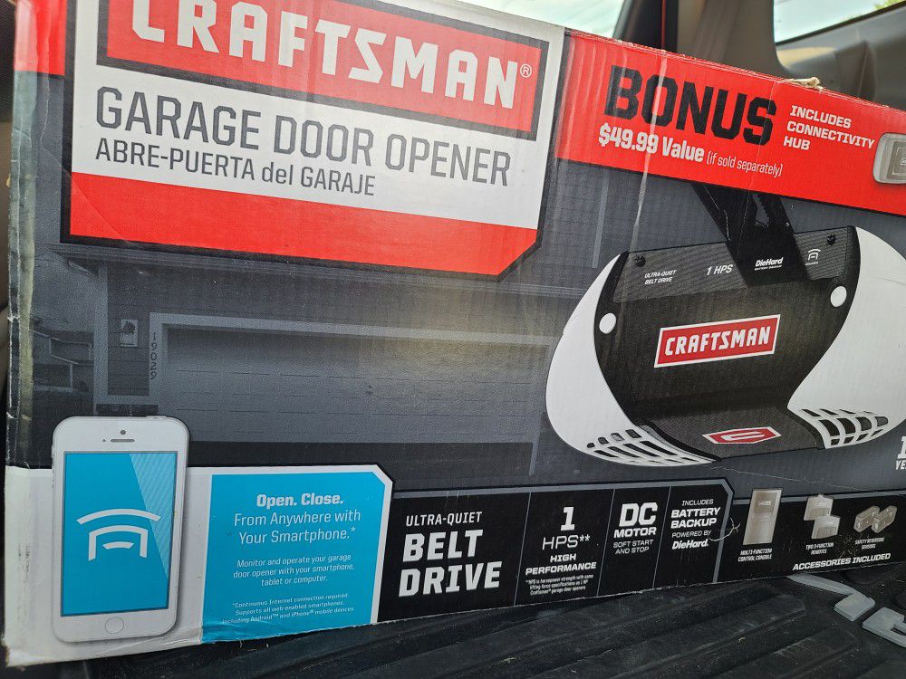 Craftman garage door opener.