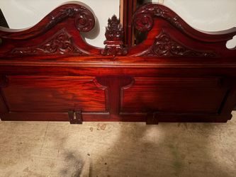 German Chocolate King Size Frame