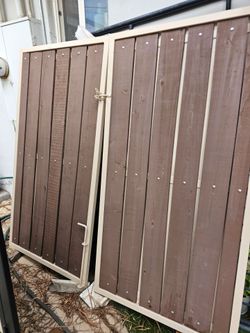 Puerta doble hoja para patio