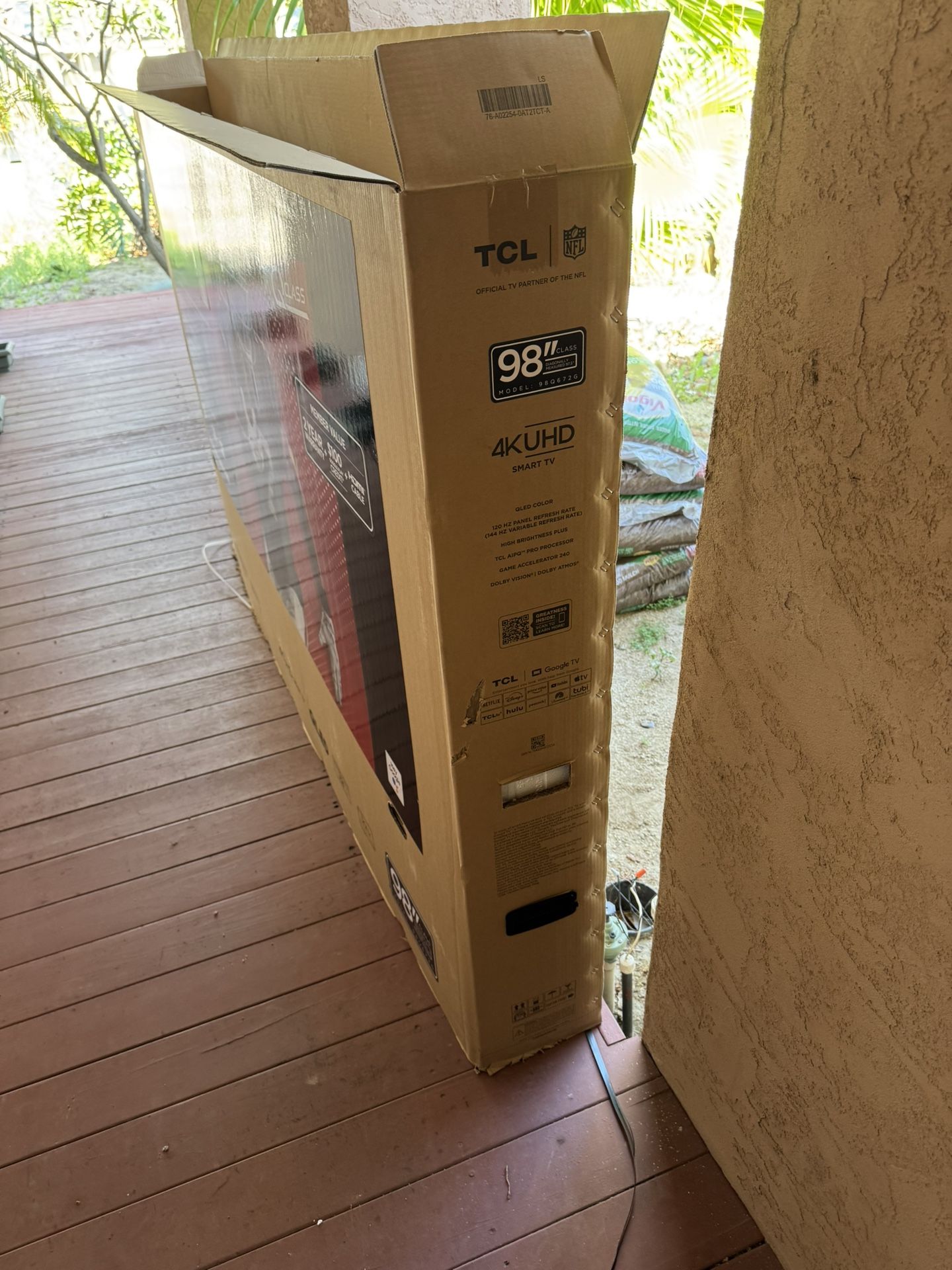 Box For 98in Tv