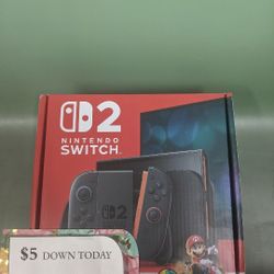 Nintendo Switch 2 Brand New - 5 Dollars Down No Credit Needed! 
