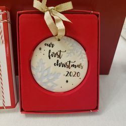 Lenox Our First Christmas Ornament