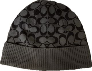 Coach Signature Knit Beanie Hat