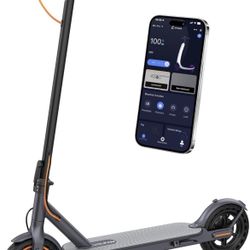 Speed E-Scooter, Powerful 350W Scooter, 8.5" Solid Tires, Kick Scooter, 2 Wheels and Height Handlebars (21Miles-350W-Turn Signal)