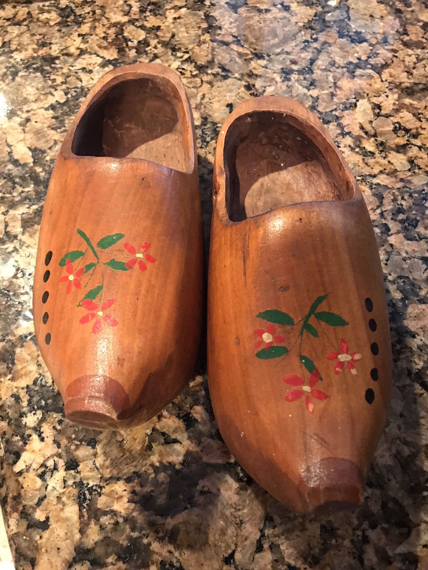 Authentic Dutch clogs made of wood from Holland