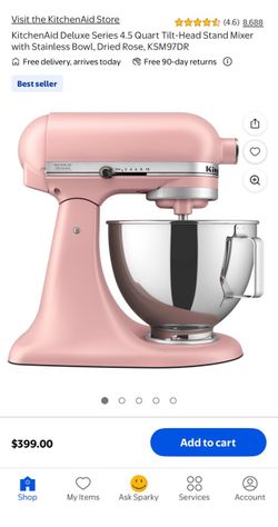 Special Edition Pink KitchenAid Deluxe 4.5 Qt Tilt-Head