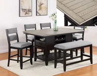 COUNTER HEIGHT DINING AVAILABLE IN 2 COLORS