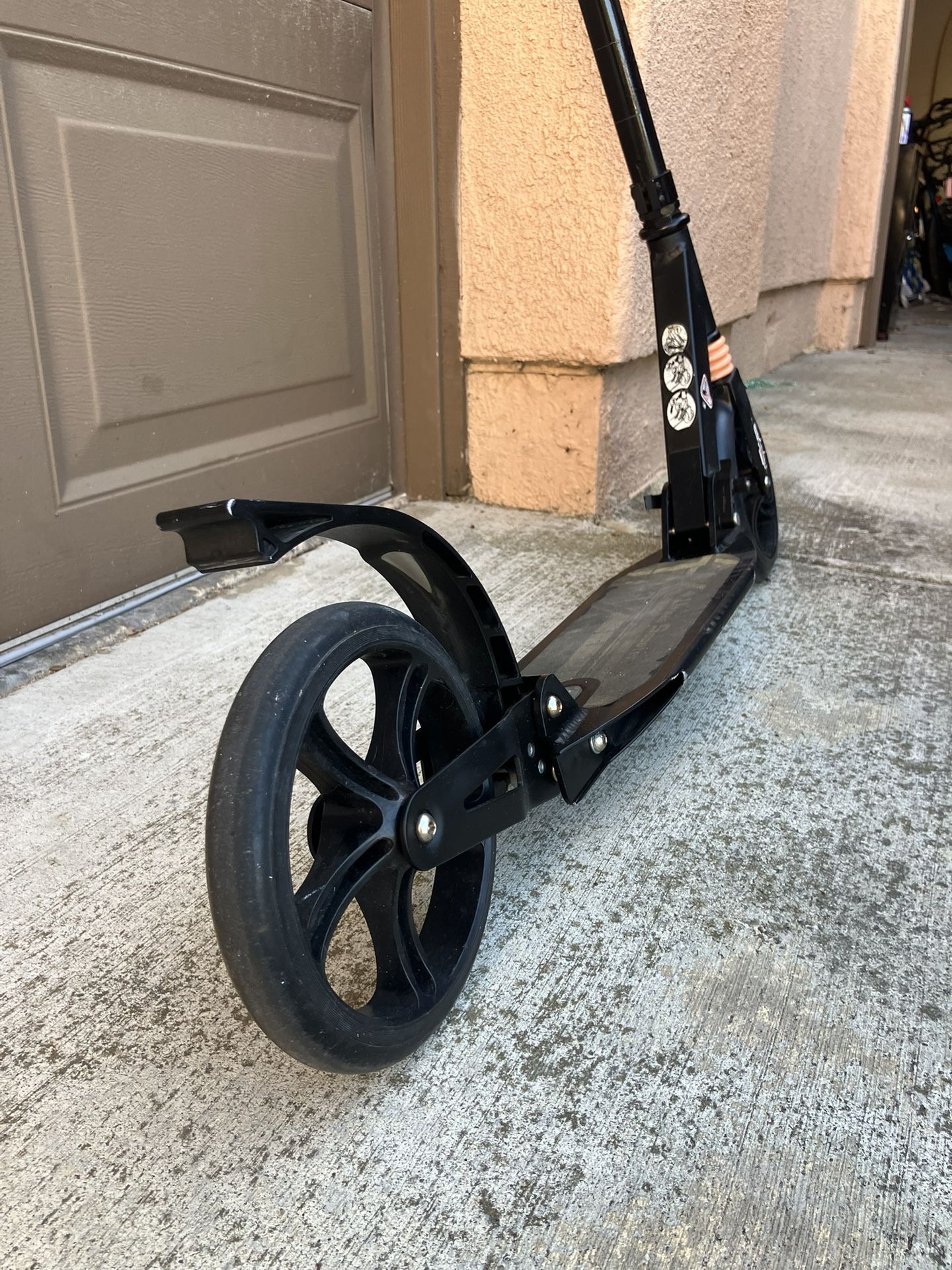 black urban scooter