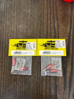 Racing SCX 24 internal spring shocks red Racing SCX 24 internal spring shocks red