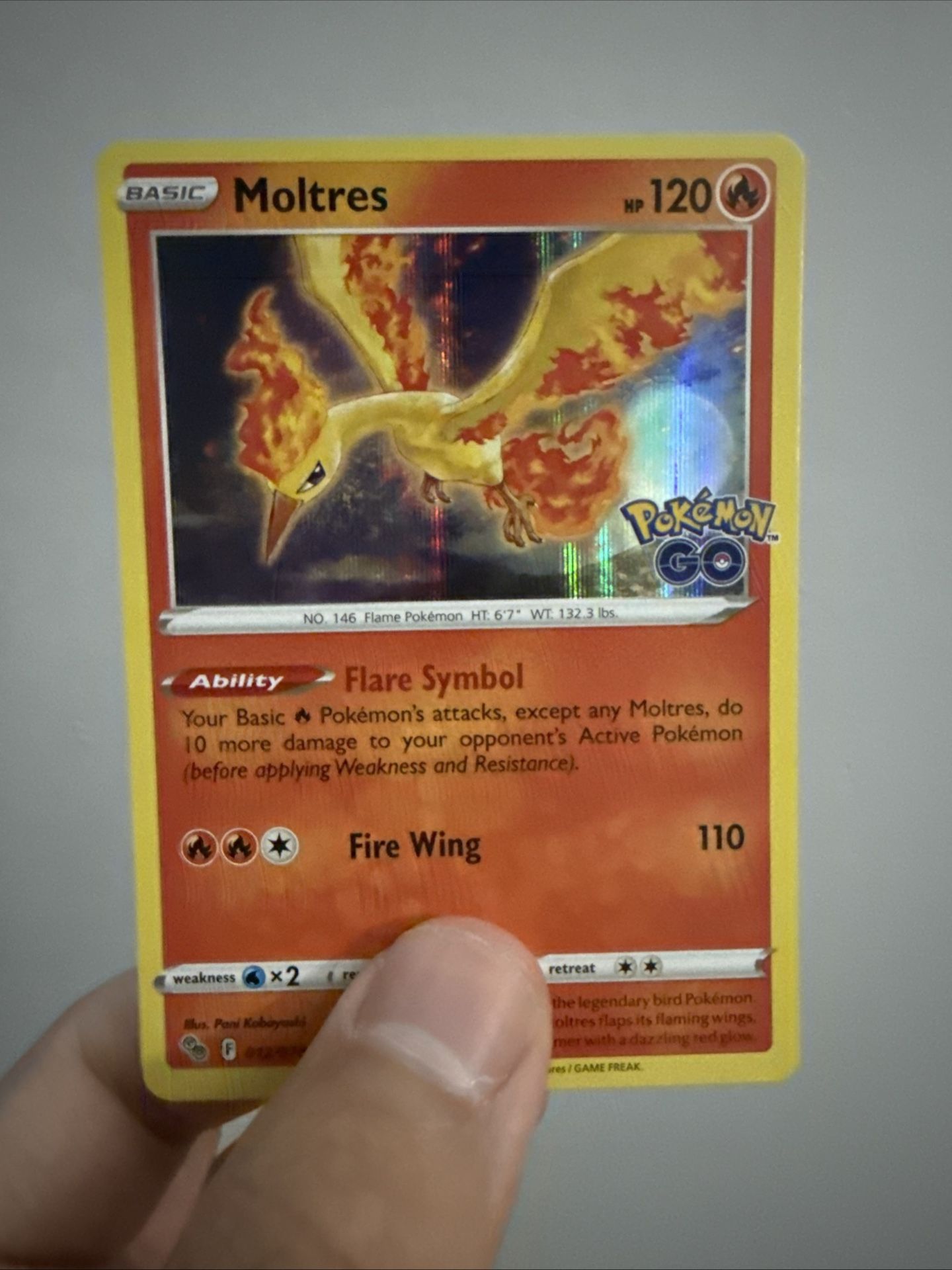 Pokemon (Moltres) Card