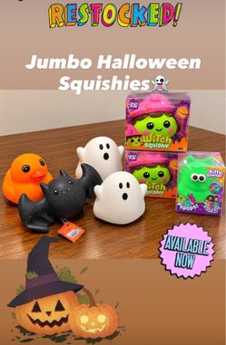 Halloween jumbo squishies
